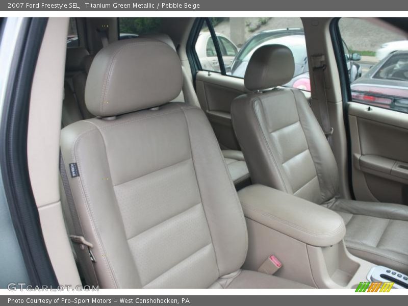 Titanium Green Metallic / Pebble Beige 2007 Ford Freestyle SEL