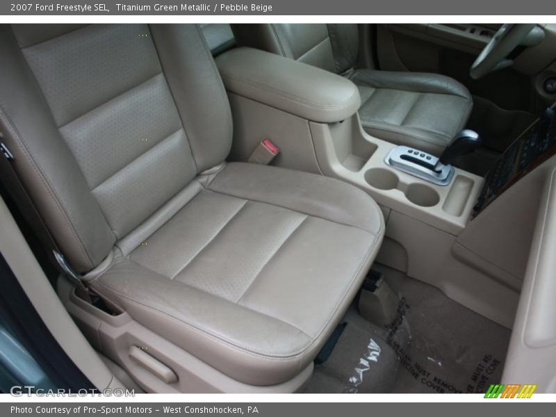 Titanium Green Metallic / Pebble Beige 2007 Ford Freestyle SEL