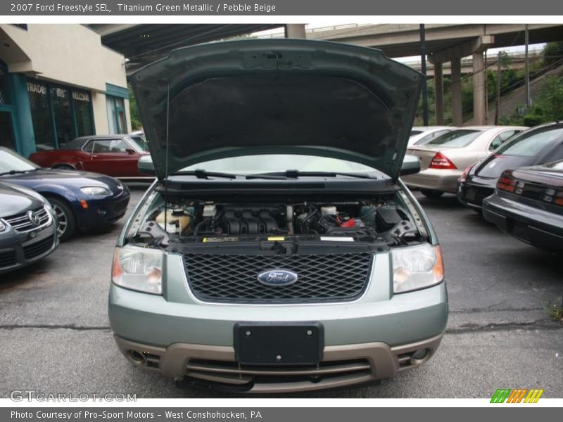 Titanium Green Metallic / Pebble Beige 2007 Ford Freestyle SEL