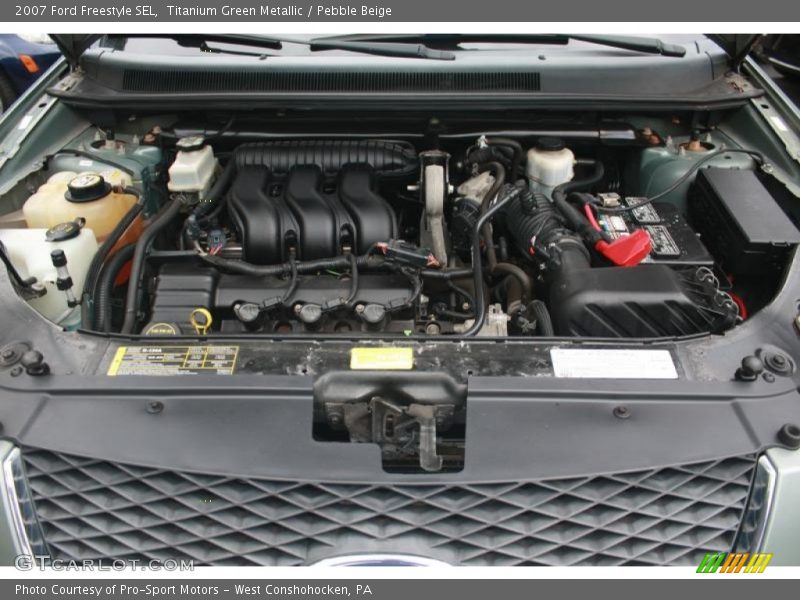 Titanium Green Metallic / Pebble Beige 2007 Ford Freestyle SEL