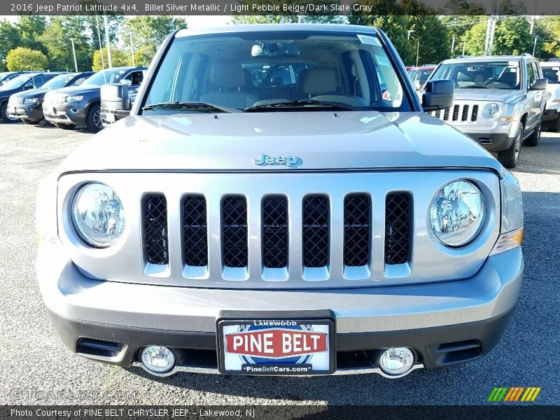 Billet Silver Metallic / Light Pebble Beige/Dark Slate Gray 2016 Jeep Patriot Latitude 4x4