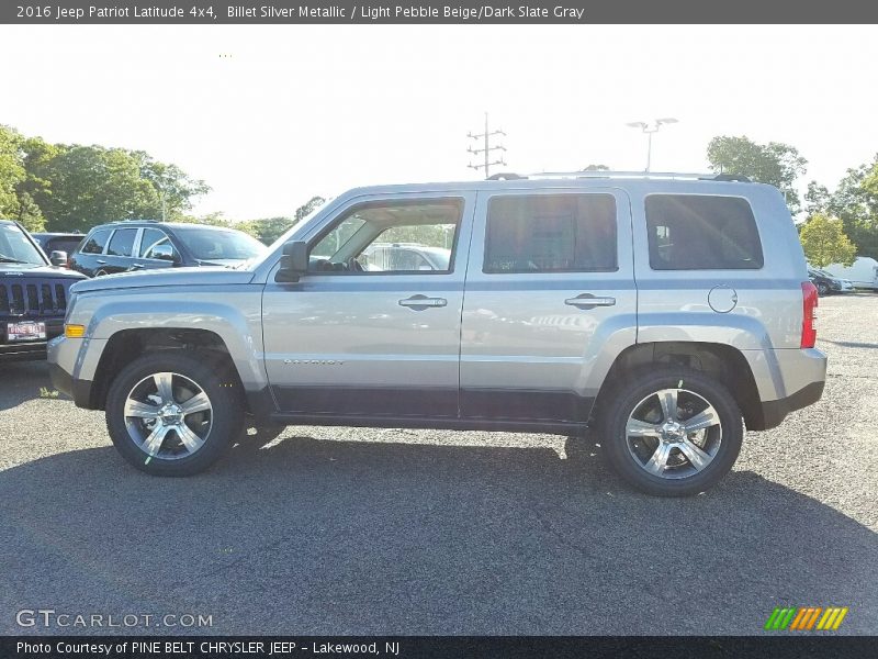 Billet Silver Metallic / Light Pebble Beige/Dark Slate Gray 2016 Jeep Patriot Latitude 4x4