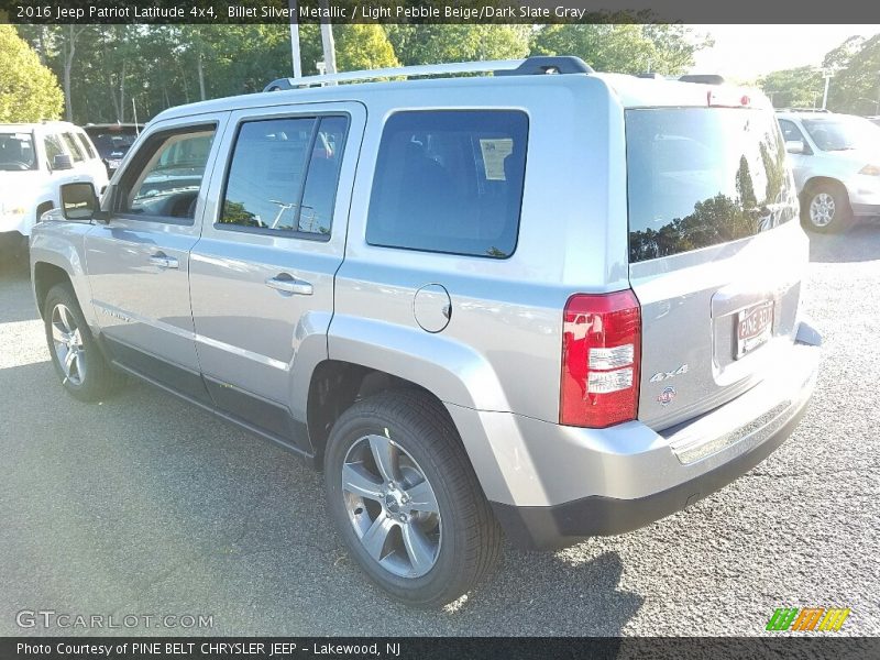 Billet Silver Metallic / Light Pebble Beige/Dark Slate Gray 2016 Jeep Patriot Latitude 4x4