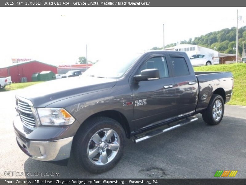 Granite Crystal Metallic / Black/Diesel Gray 2015 Ram 1500 SLT Quad Cab 4x4