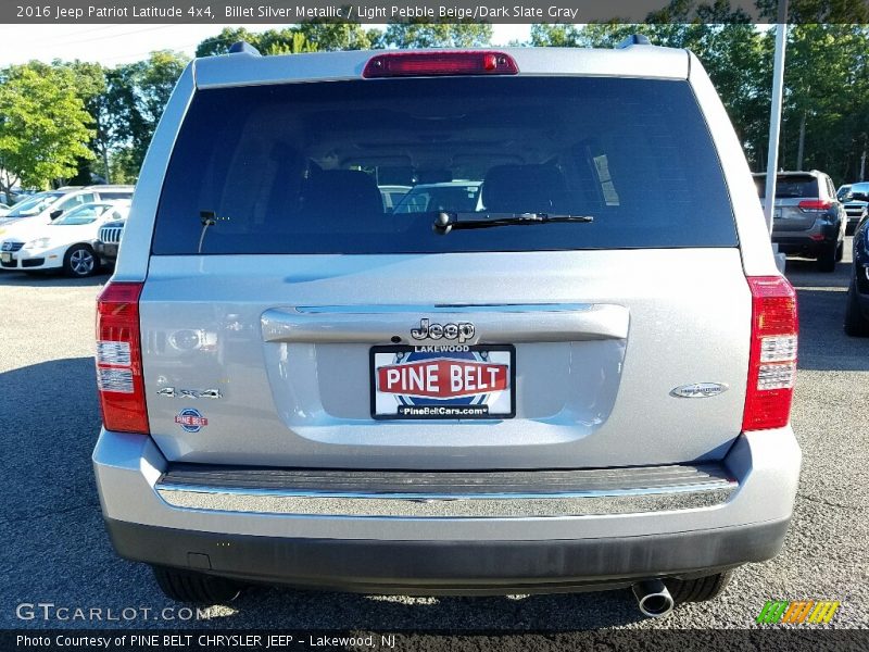 Billet Silver Metallic / Light Pebble Beige/Dark Slate Gray 2016 Jeep Patriot Latitude 4x4
