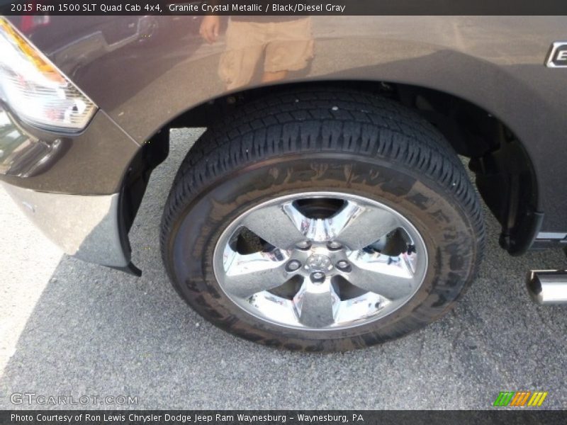 Granite Crystal Metallic / Black/Diesel Gray 2015 Ram 1500 SLT Quad Cab 4x4