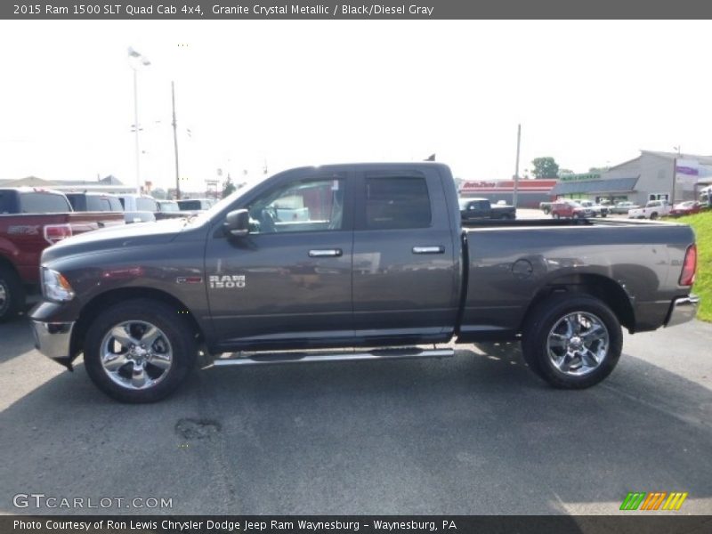 Granite Crystal Metallic / Black/Diesel Gray 2015 Ram 1500 SLT Quad Cab 4x4