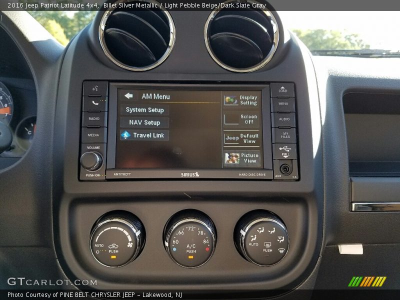 Billet Silver Metallic / Light Pebble Beige/Dark Slate Gray 2016 Jeep Patriot Latitude 4x4