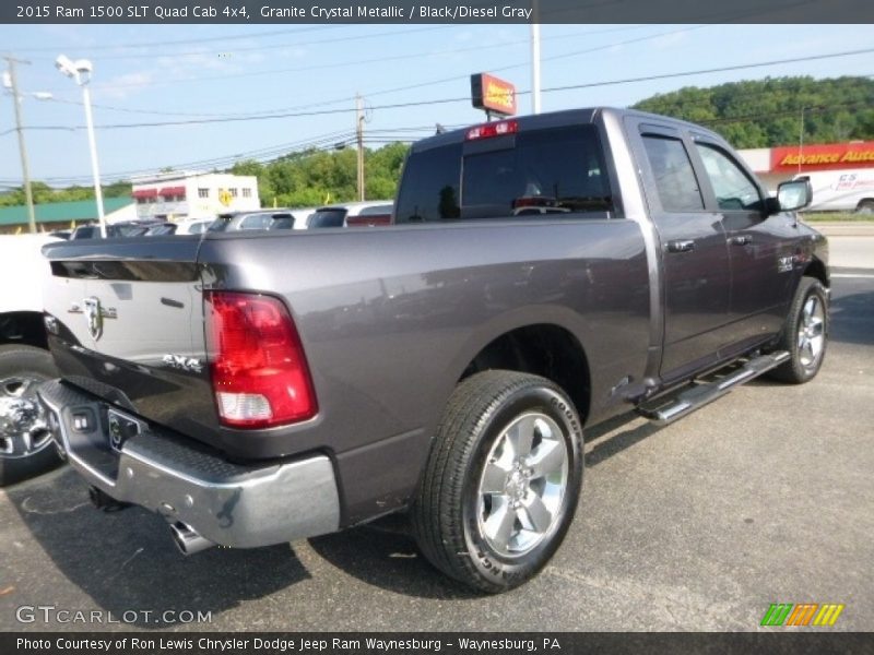 Granite Crystal Metallic / Black/Diesel Gray 2015 Ram 1500 SLT Quad Cab 4x4