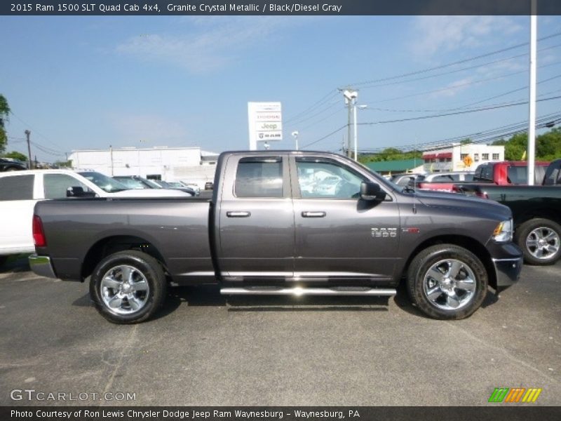 Granite Crystal Metallic / Black/Diesel Gray 2015 Ram 1500 SLT Quad Cab 4x4