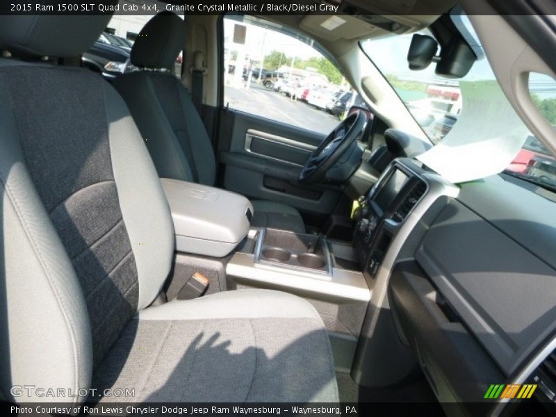 Granite Crystal Metallic / Black/Diesel Gray 2015 Ram 1500 SLT Quad Cab 4x4
