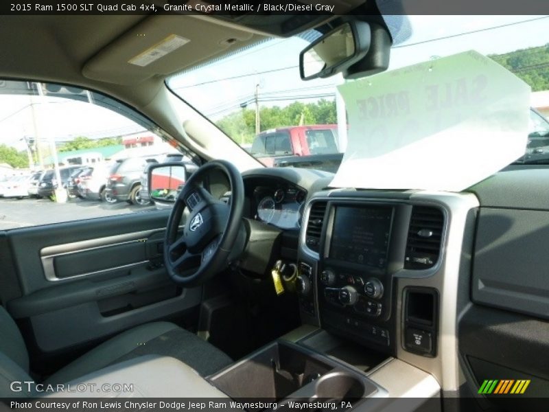 Granite Crystal Metallic / Black/Diesel Gray 2015 Ram 1500 SLT Quad Cab 4x4