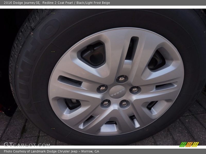 Redline 2 Coat Pearl / Black/Light Frost Beige 2016 Dodge Journey SE