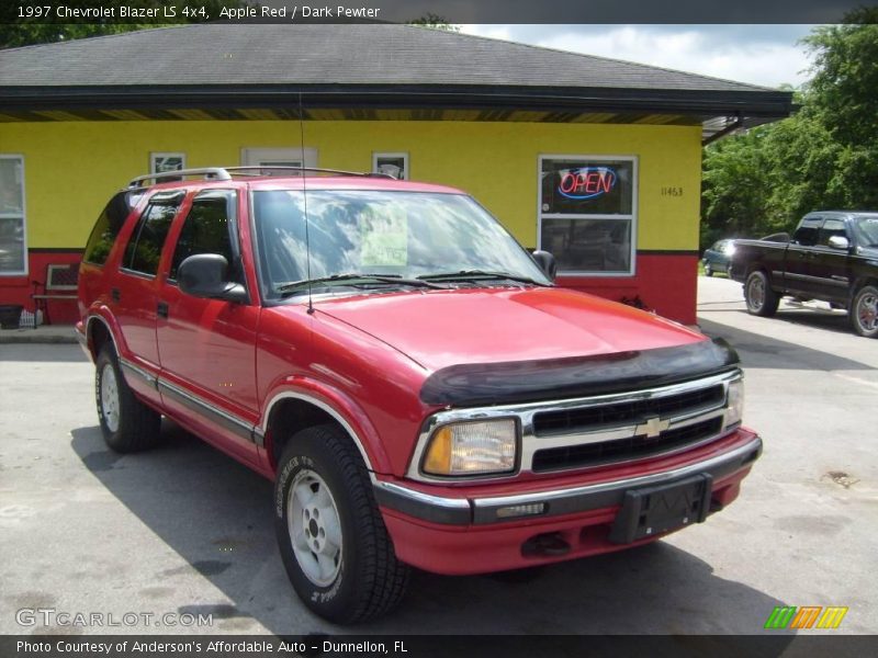 Apple Red / Dark Pewter 1997 Chevrolet Blazer LS 4x4