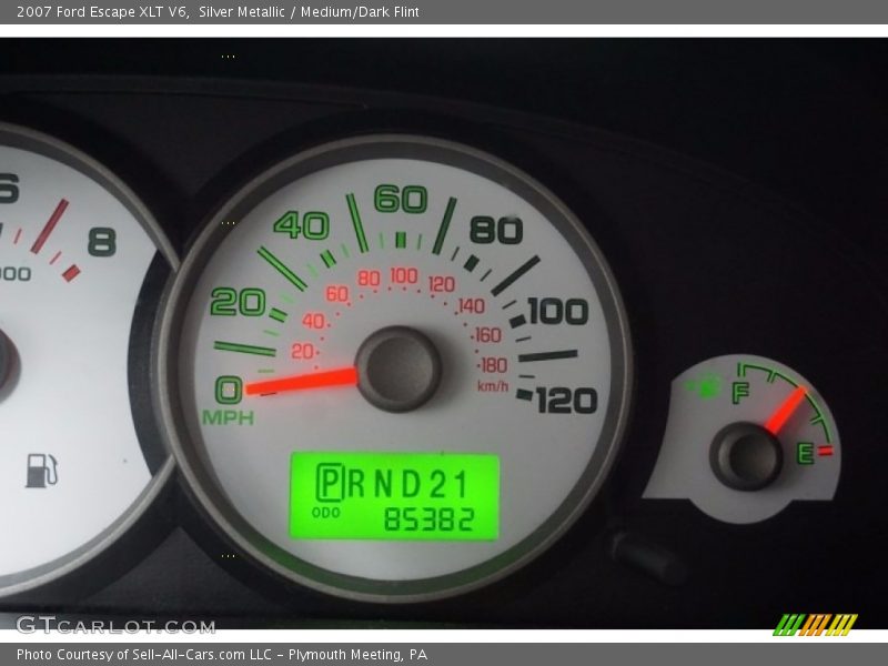 Silver Metallic / Medium/Dark Flint 2007 Ford Escape XLT V6