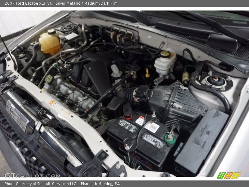 Silver Metallic / Medium/Dark Flint 2007 Ford Escape XLT V6