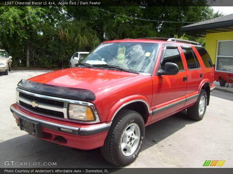 Apple Red / Dark Pewter 1997 Chevrolet Blazer LS 4x4