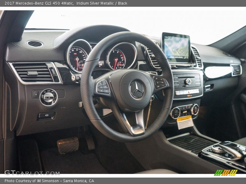 Iridium Silver Metallic / Black 2017 Mercedes-Benz GLS 450 4Matic