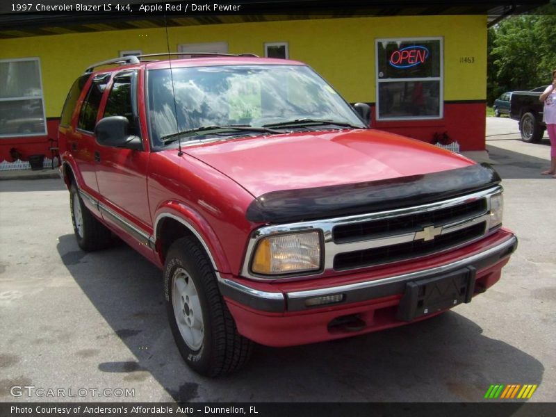 Apple Red / Dark Pewter 1997 Chevrolet Blazer LS 4x4