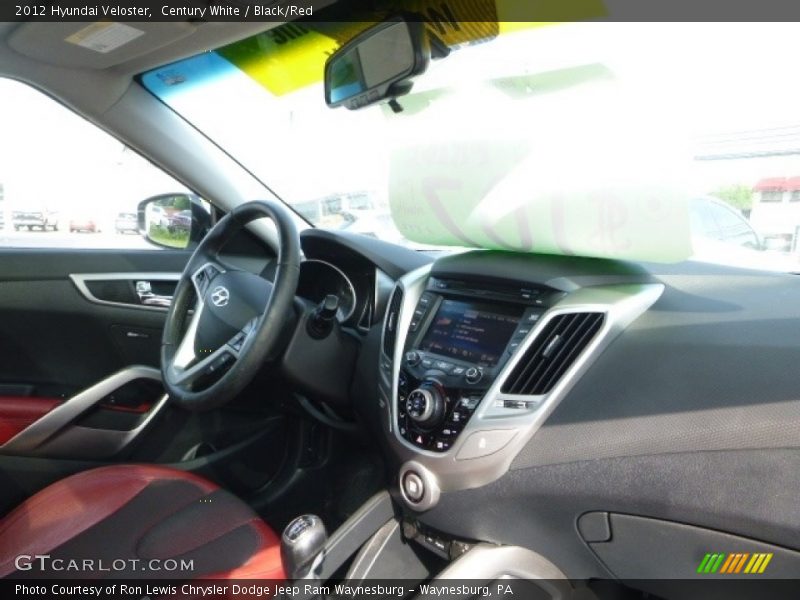 Century White / Black/Red 2012 Hyundai Veloster