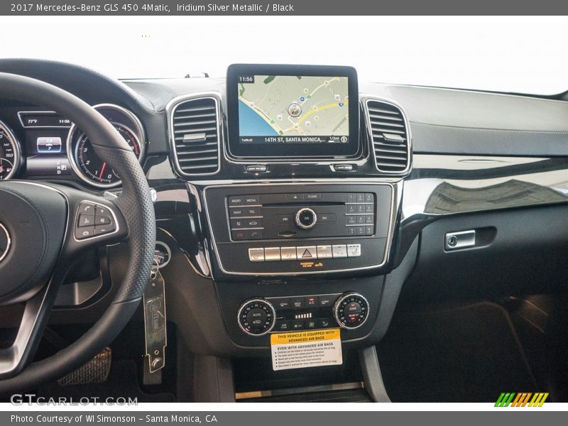 Iridium Silver Metallic / Black 2017 Mercedes-Benz GLS 450 4Matic