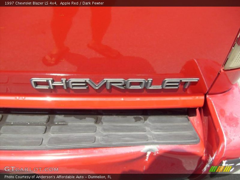 Apple Red / Dark Pewter 1997 Chevrolet Blazer LS 4x4