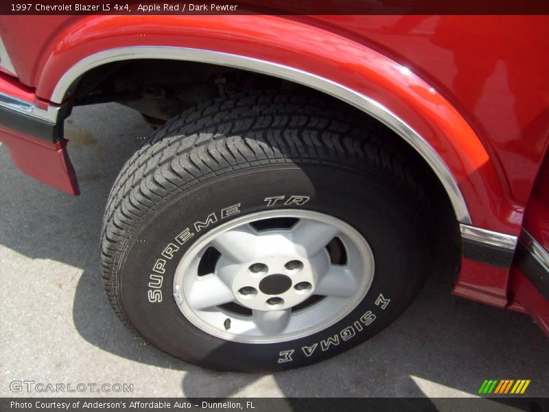 Apple Red / Dark Pewter 1997 Chevrolet Blazer LS 4x4