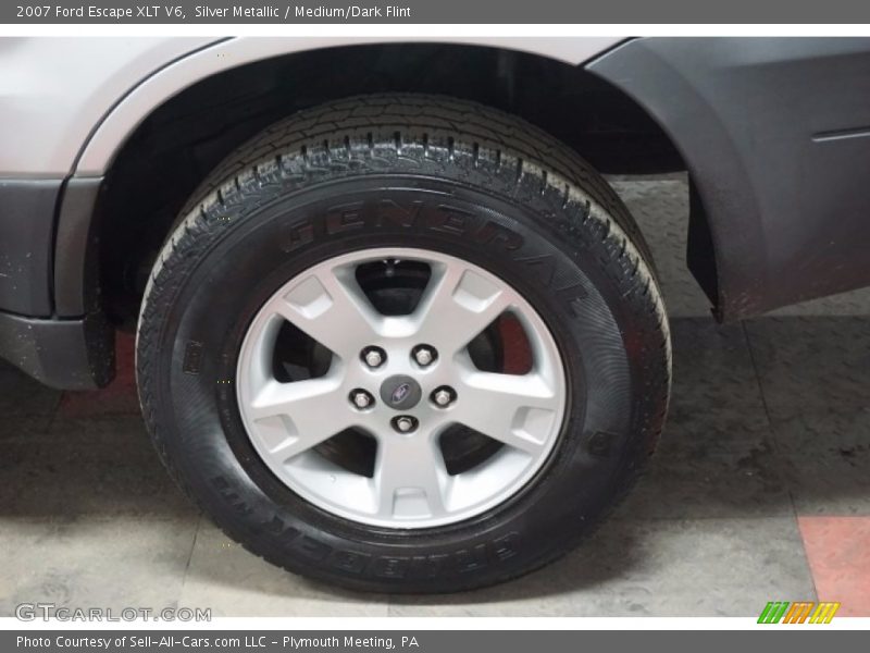 Silver Metallic / Medium/Dark Flint 2007 Ford Escape XLT V6