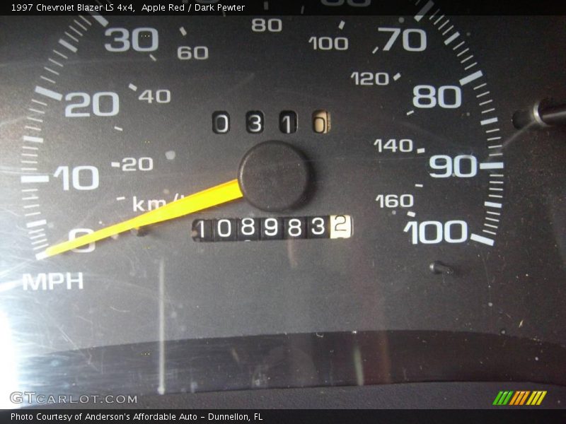 Apple Red / Dark Pewter 1997 Chevrolet Blazer LS 4x4