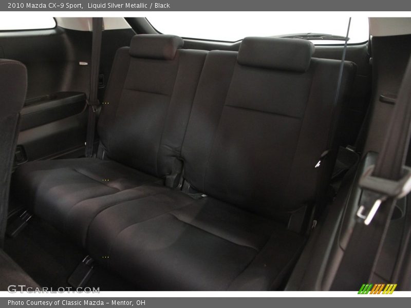 Liquid Silver Metallic / Black 2010 Mazda CX-9 Sport