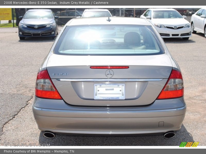 Indium Grey Metallic / Cashmere 2008 Mercedes-Benz E 350 Sedan