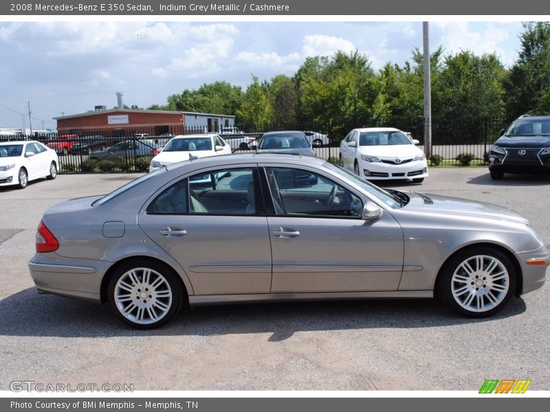 Indium Grey Metallic / Cashmere 2008 Mercedes-Benz E 350 Sedan