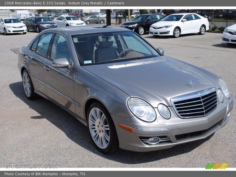 Indium Grey Metallic / Cashmere 2008 Mercedes-Benz E 350 Sedan