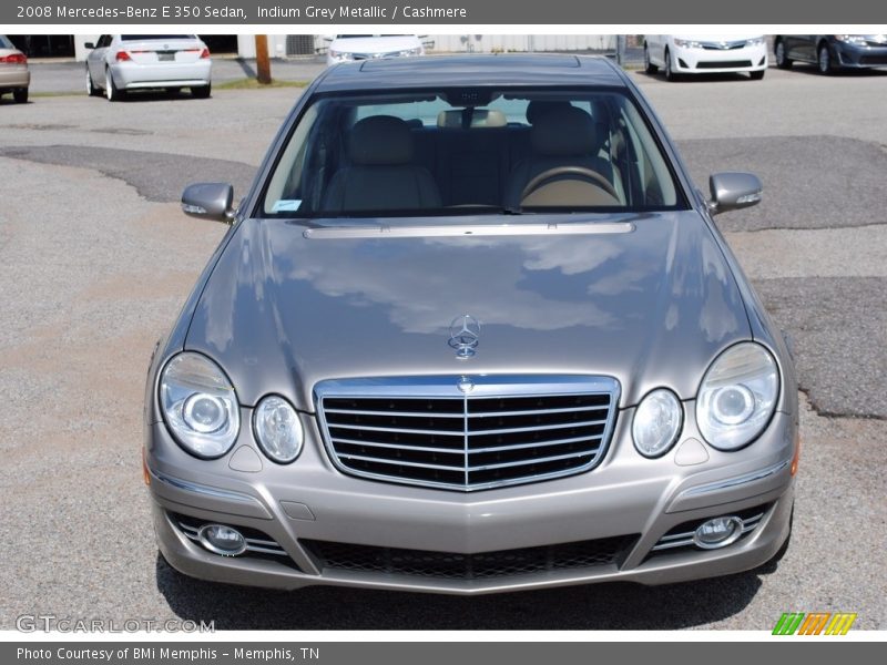 Indium Grey Metallic / Cashmere 2008 Mercedes-Benz E 350 Sedan