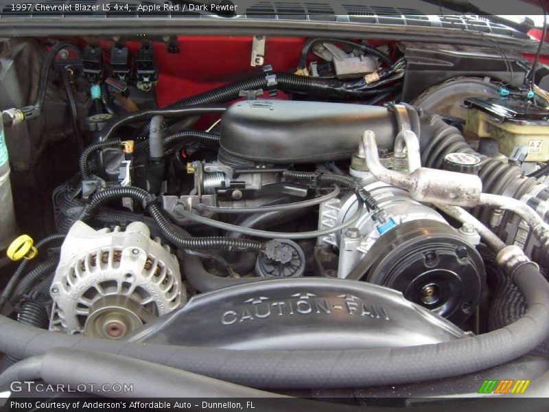 Apple Red / Dark Pewter 1997 Chevrolet Blazer LS 4x4