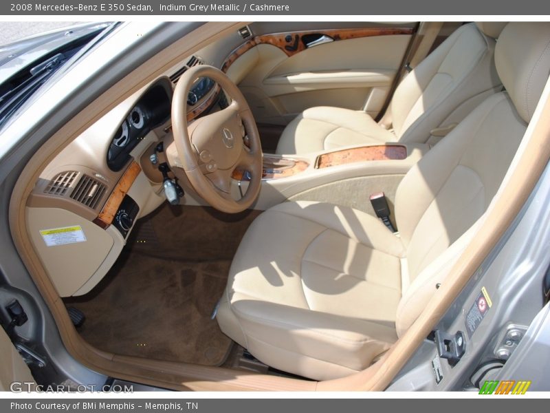 Indium Grey Metallic / Cashmere 2008 Mercedes-Benz E 350 Sedan