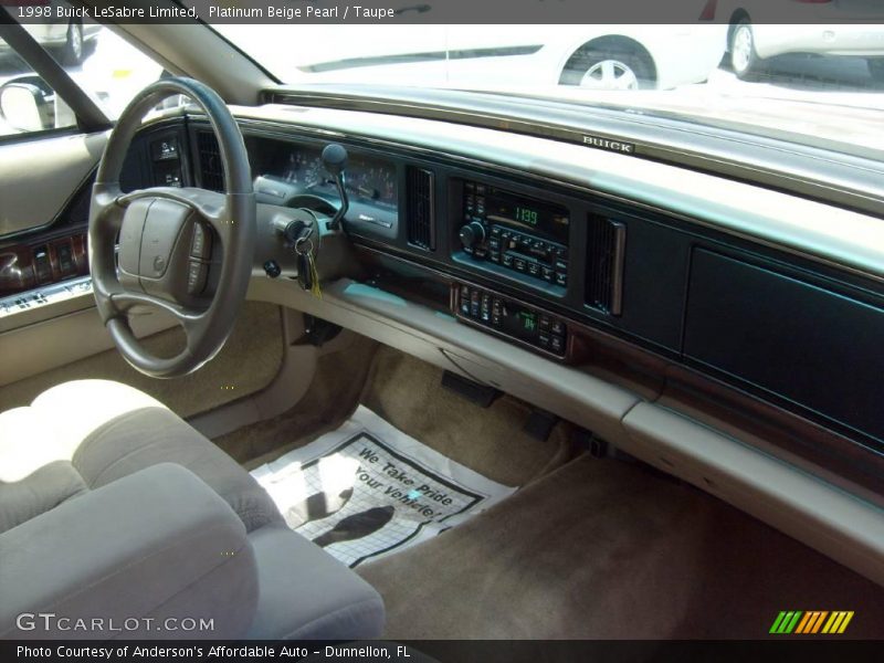 Platinum Beige Pearl / Taupe 1998 Buick LeSabre Limited