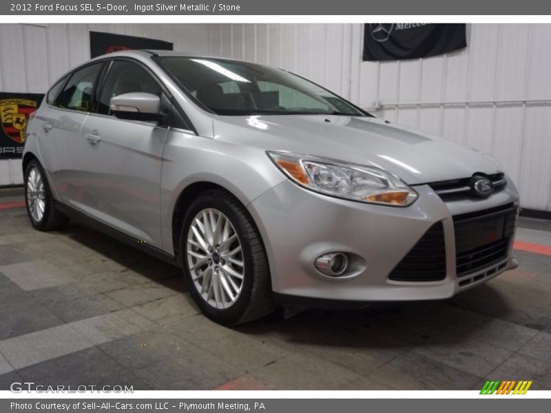 Ingot Silver Metallic / Stone 2012 Ford Focus SEL 5-Door