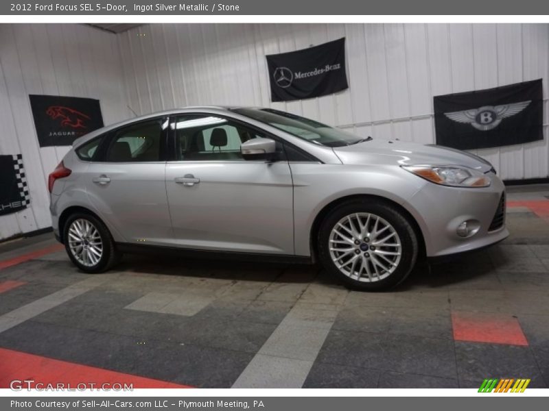Ingot Silver Metallic / Stone 2012 Ford Focus SEL 5-Door