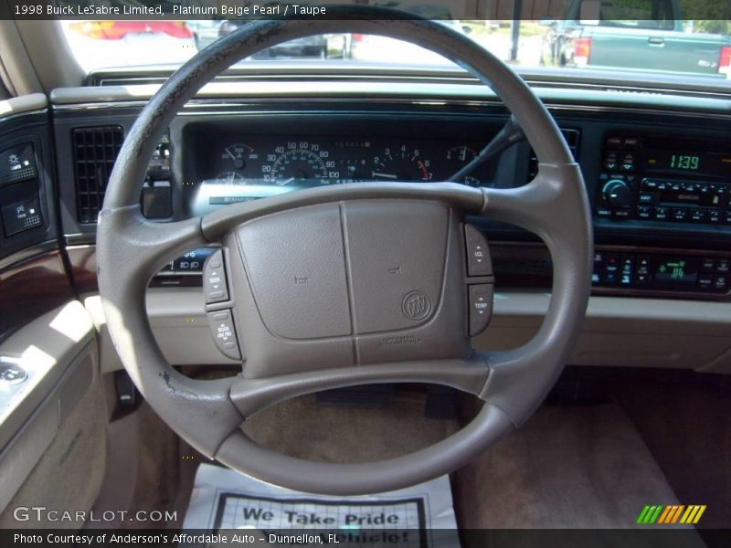 Platinum Beige Pearl / Taupe 1998 Buick LeSabre Limited