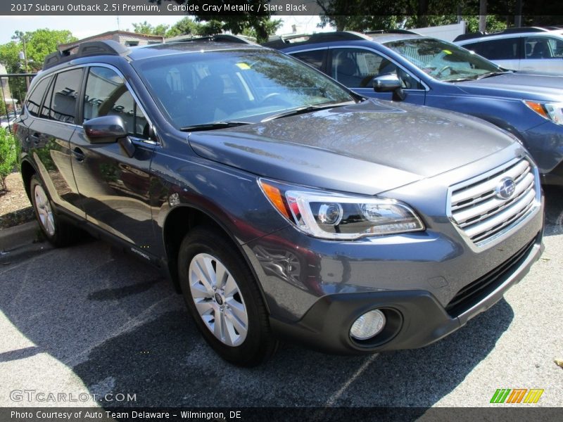 Carbide Gray Metallic / Slate Black 2017 Subaru Outback 2.5i Premium