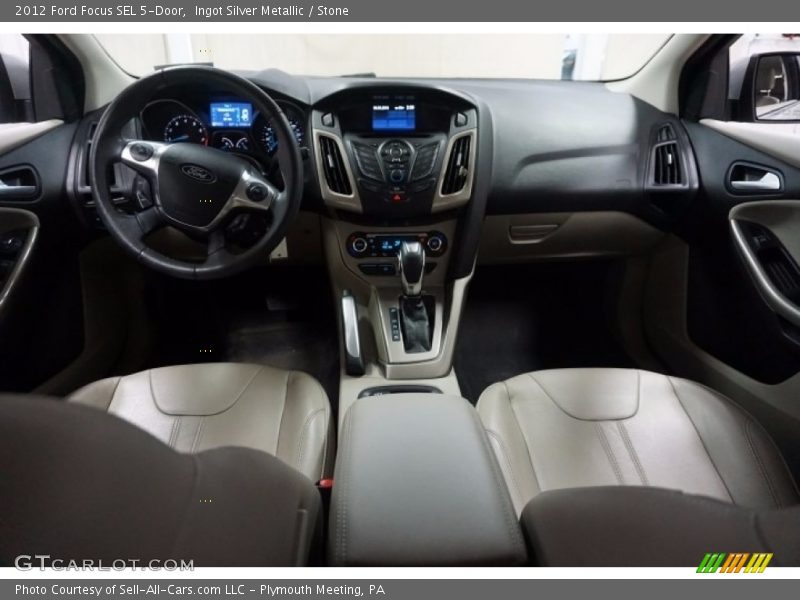 Ingot Silver Metallic / Stone 2012 Ford Focus SEL 5-Door