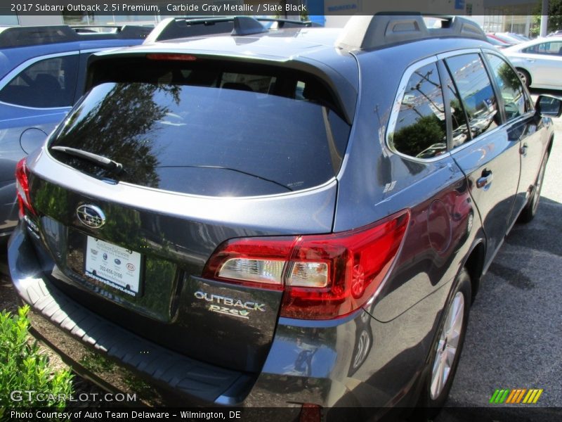 Carbide Gray Metallic / Slate Black 2017 Subaru Outback 2.5i Premium