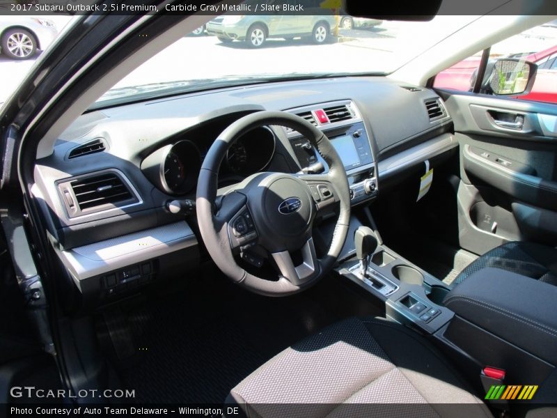 Carbide Gray Metallic / Slate Black 2017 Subaru Outback 2.5i Premium