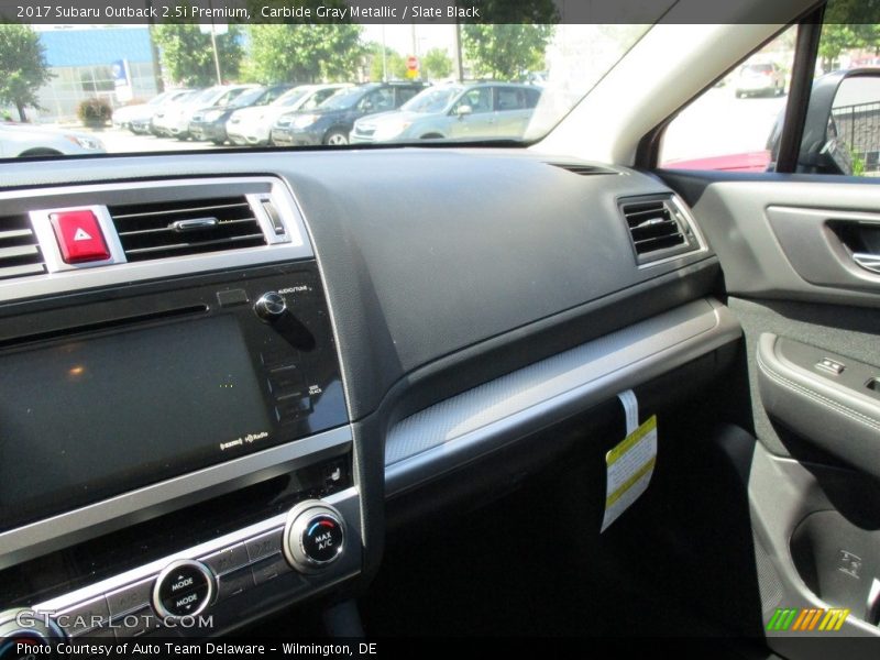 Carbide Gray Metallic / Slate Black 2017 Subaru Outback 2.5i Premium