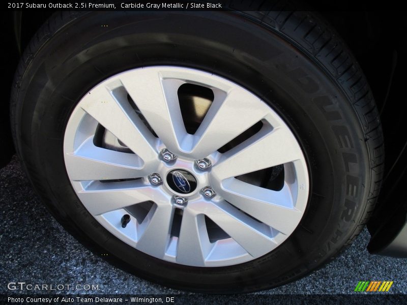 Carbide Gray Metallic / Slate Black 2017 Subaru Outback 2.5i Premium