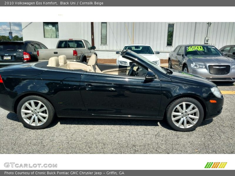 Black Uni / Cornsilk Beige 2010 Volkswagen Eos Komfort