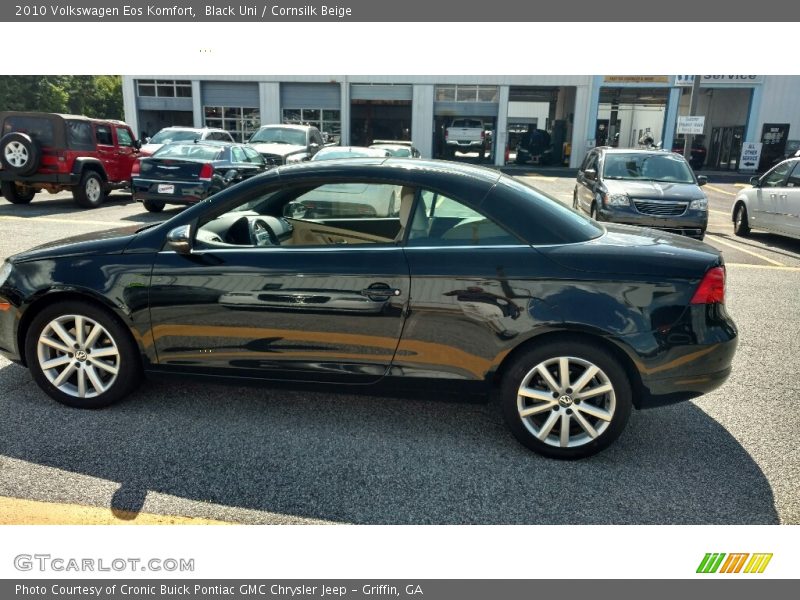 Black Uni / Cornsilk Beige 2010 Volkswagen Eos Komfort