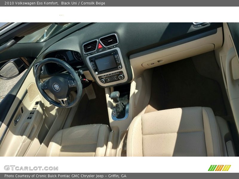 Black Uni / Cornsilk Beige 2010 Volkswagen Eos Komfort