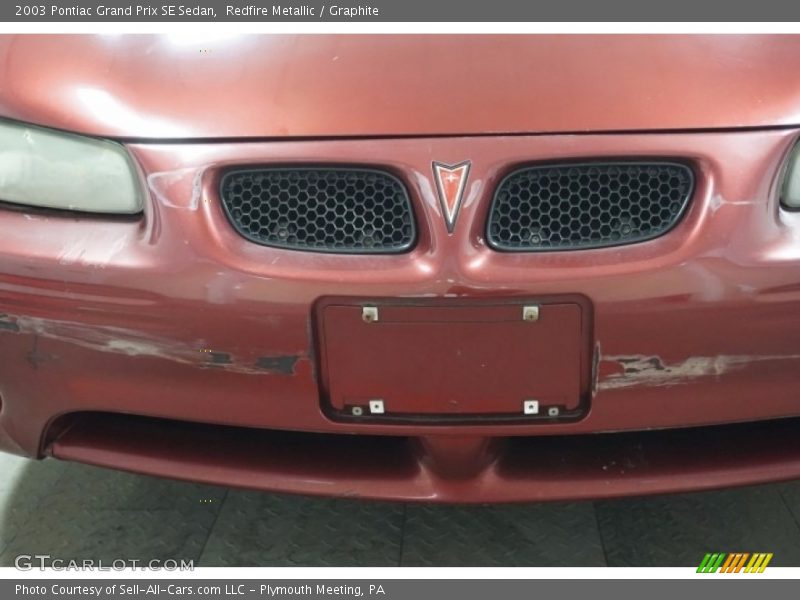 Redfire Metallic / Graphite 2003 Pontiac Grand Prix SE Sedan